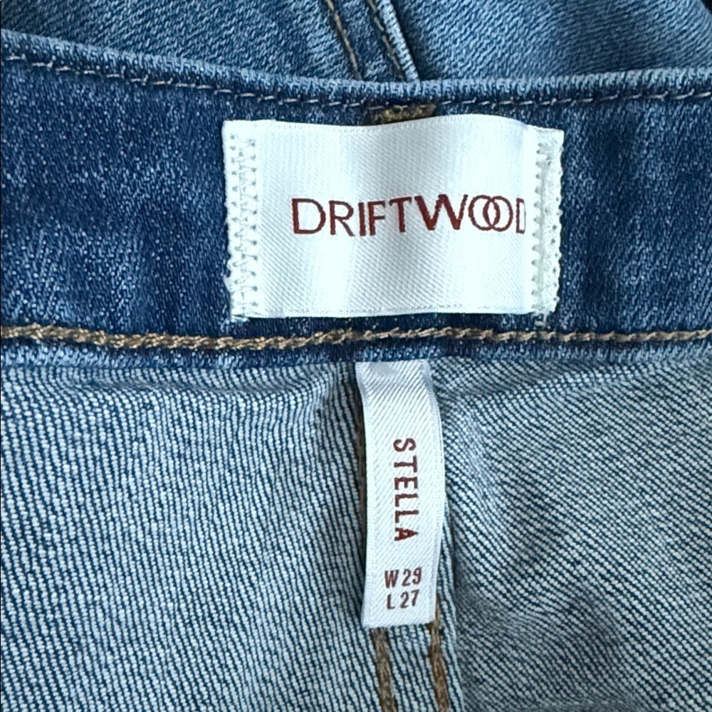 DRIFTWOOD Stella Dark Blue Straight Leg Jeans - Picture 9 of 9